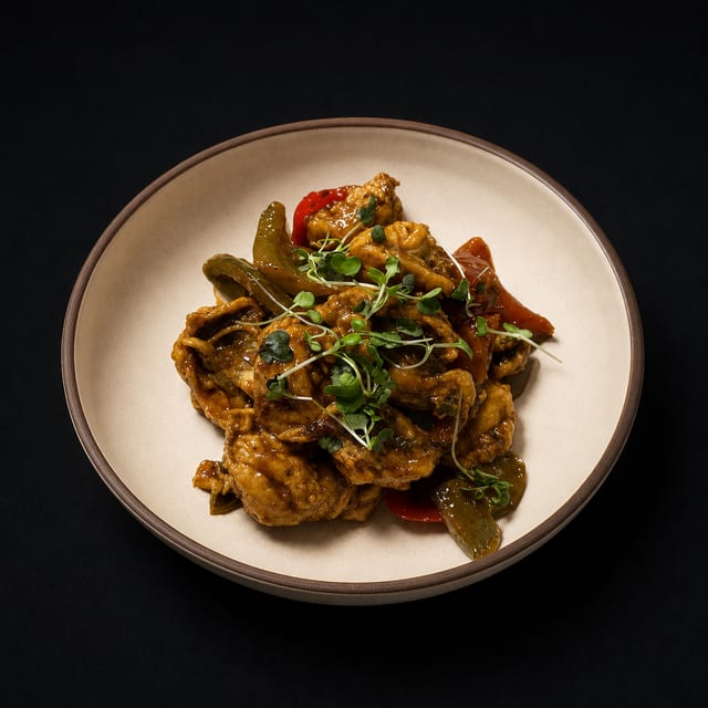Chilli Paneer.