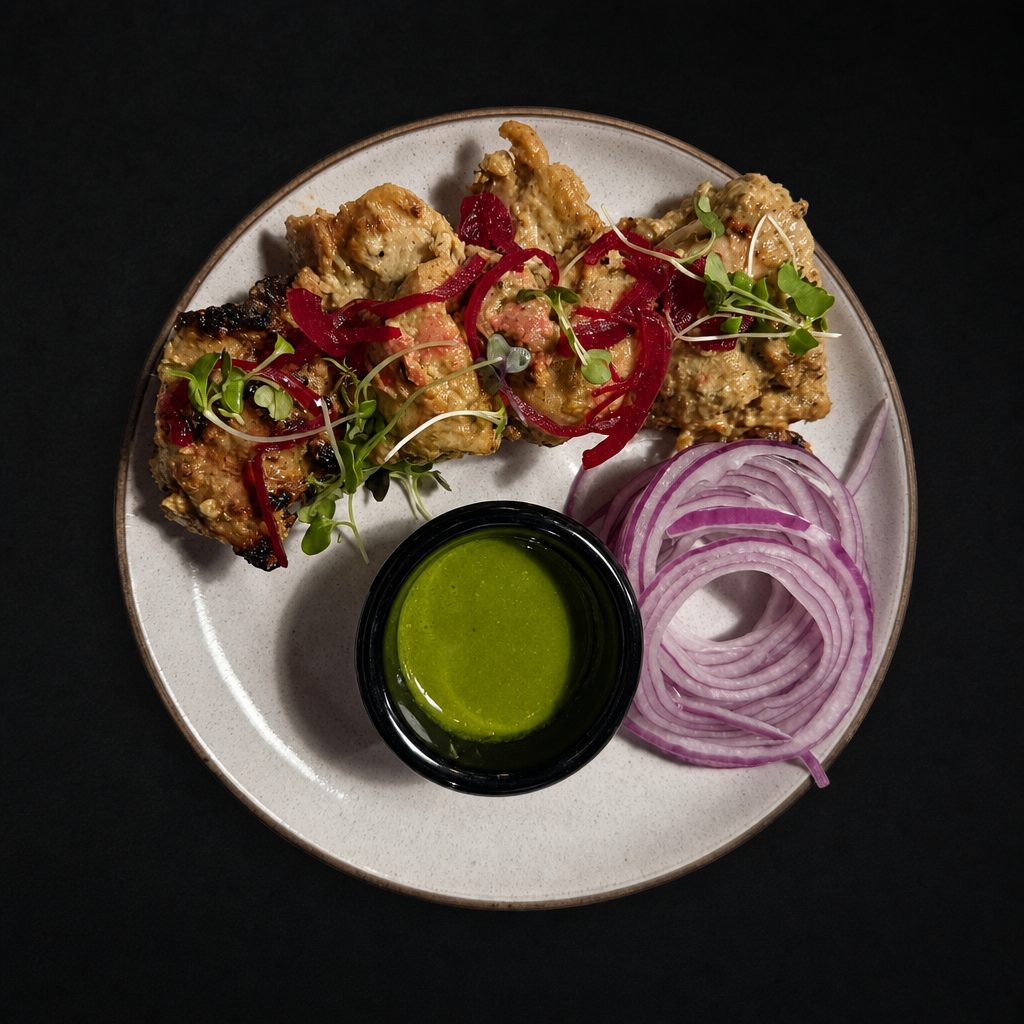 Malai Tandoori Chicken Tikka (d).