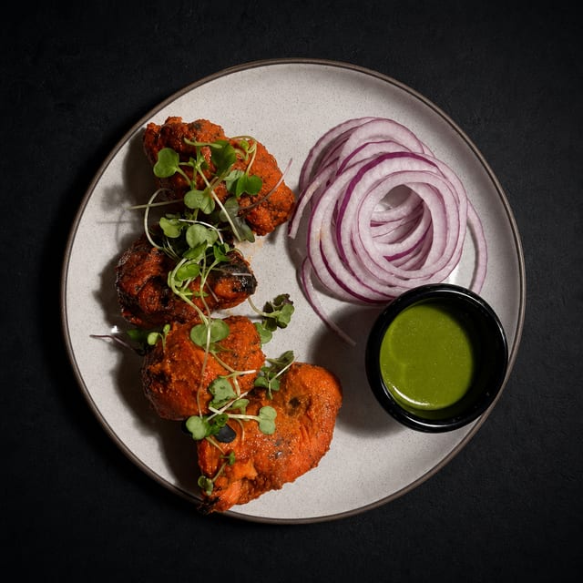Kasoori Murg Tikka (gf, d).