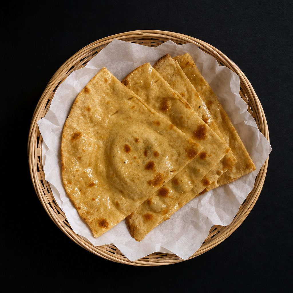 Butter Naan (v, d)  7.