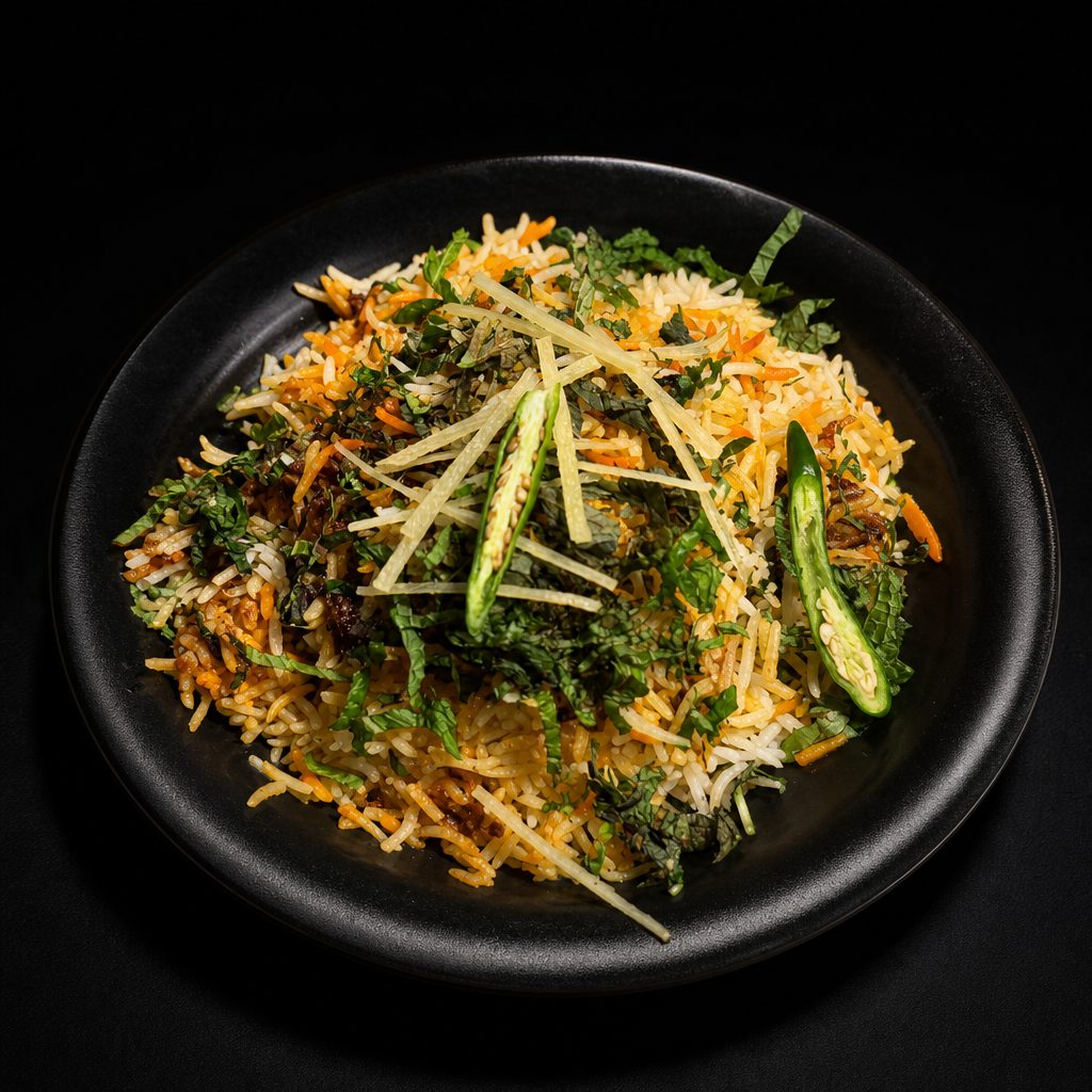 Veg Biryani.