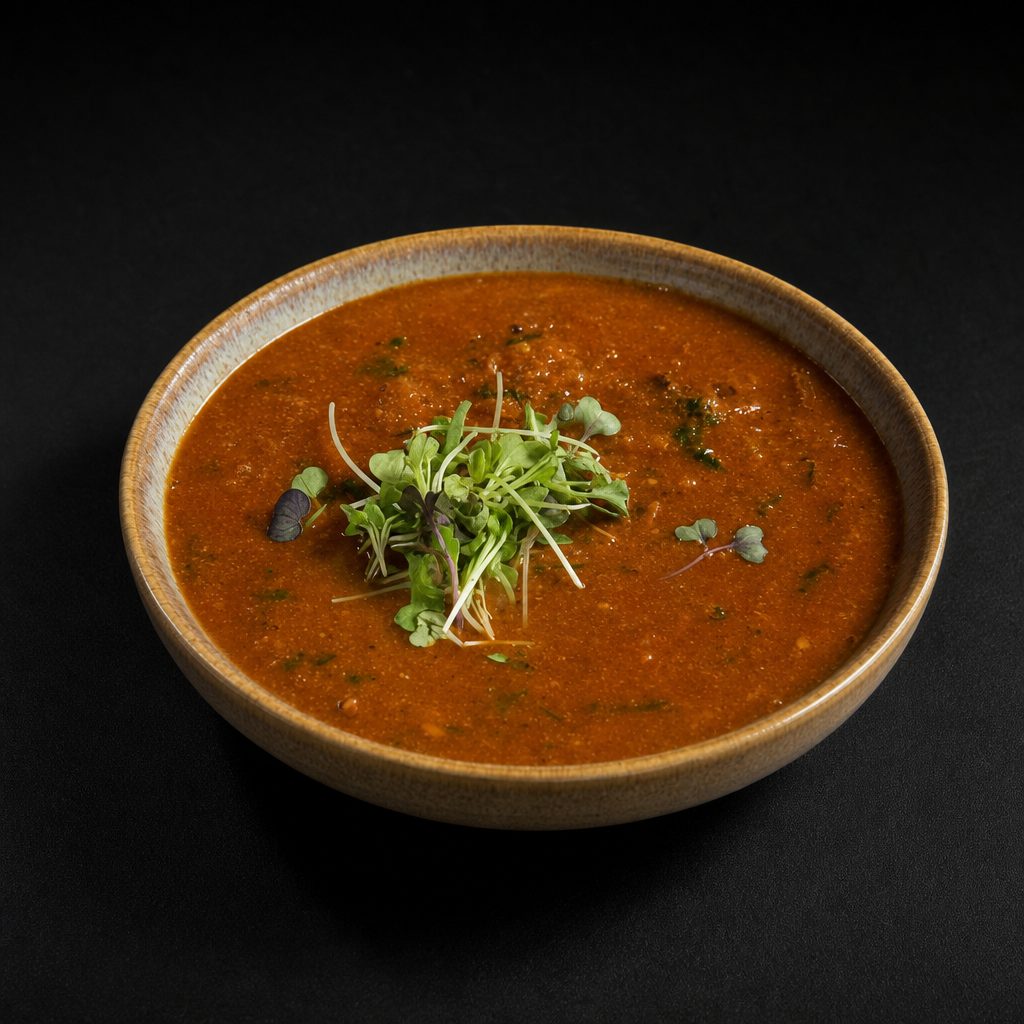 Maharashtrian Railway goat curry (gf).