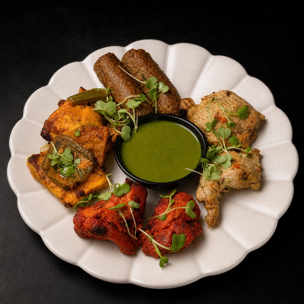 Tandoori Mixed Platter.