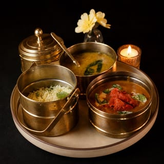 Veg Kolhapuri Tiffin Box