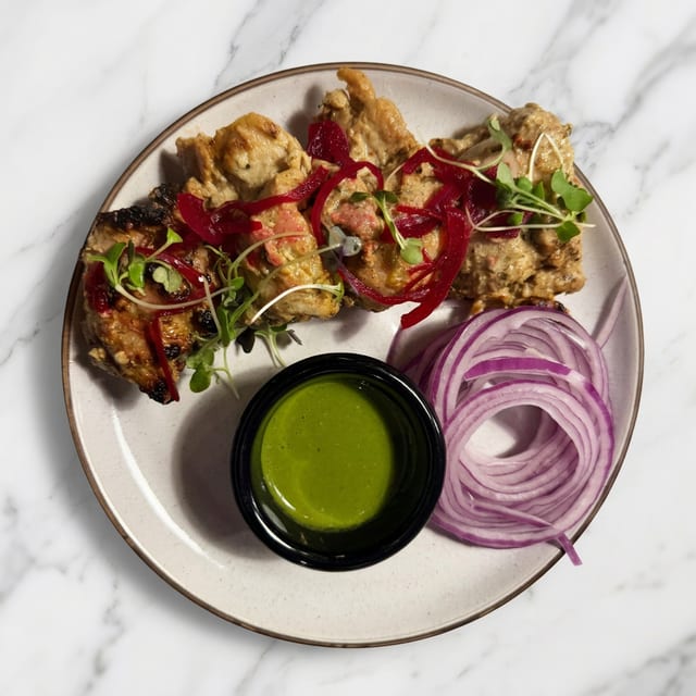 Malai Tandoori Chicken Tikka (d).