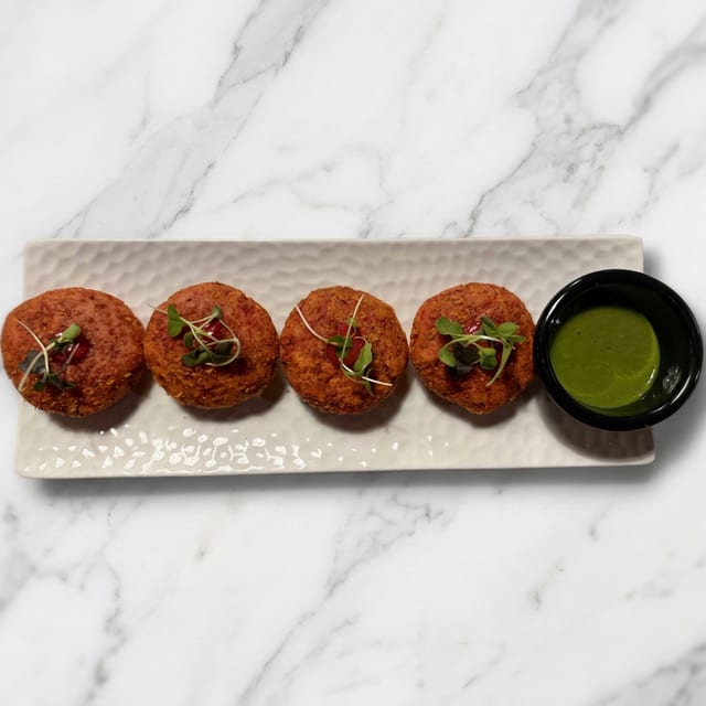 Beetroot Kabab (v, gf, d).