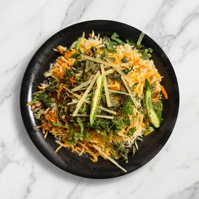 Veg Biryani.