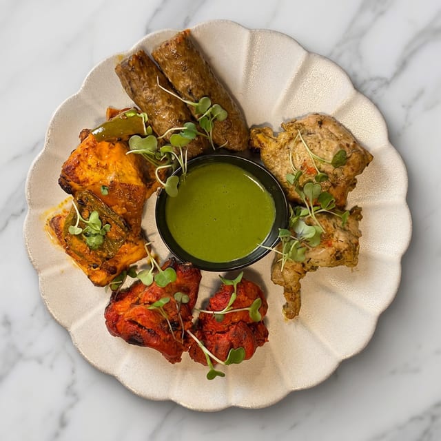 Tandoori Mixed Platter.