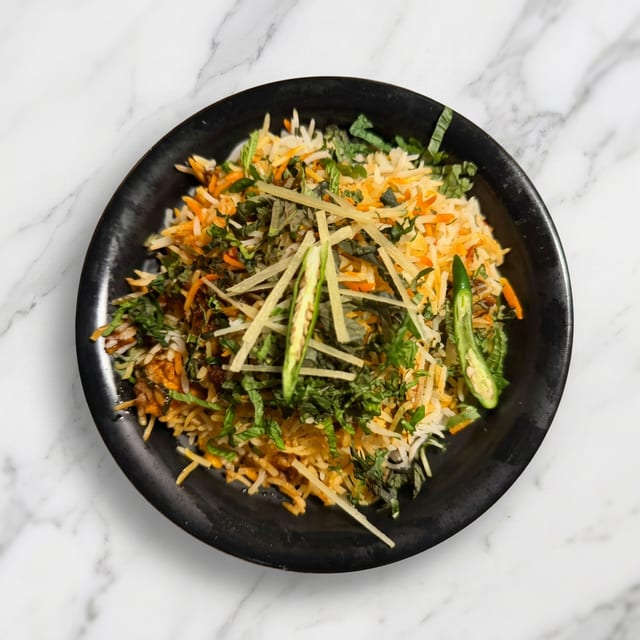 Goat Dum Biryani (gf, d).