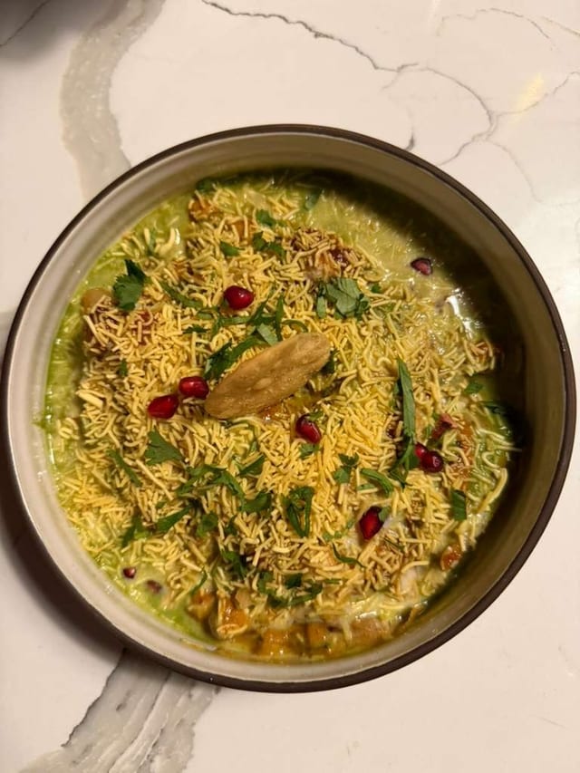 Samosa Chaat (v, d)