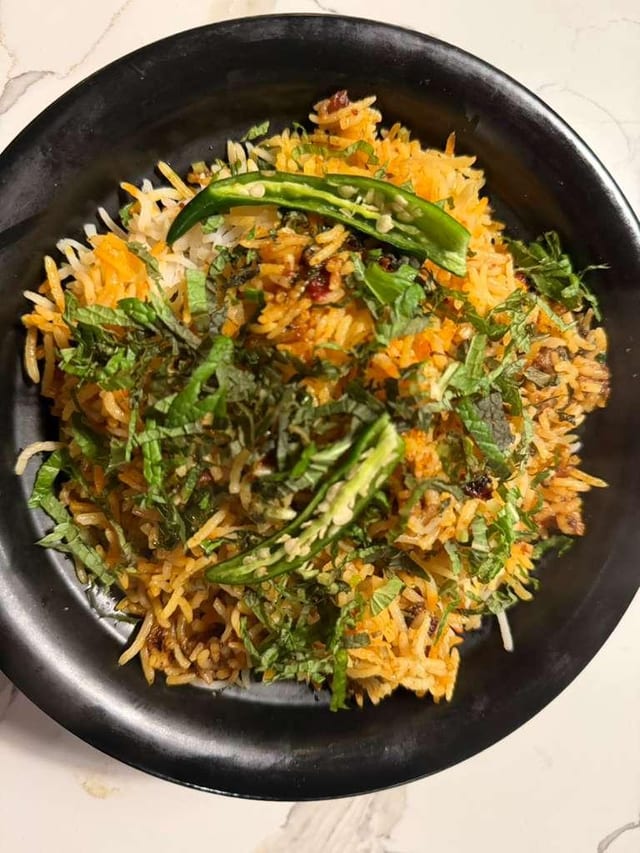 Paneer Tikka Biryani (v, gf)