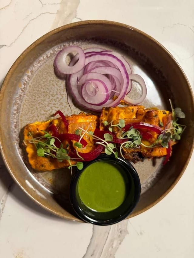 Kesar Paneer Tikka (v, d)