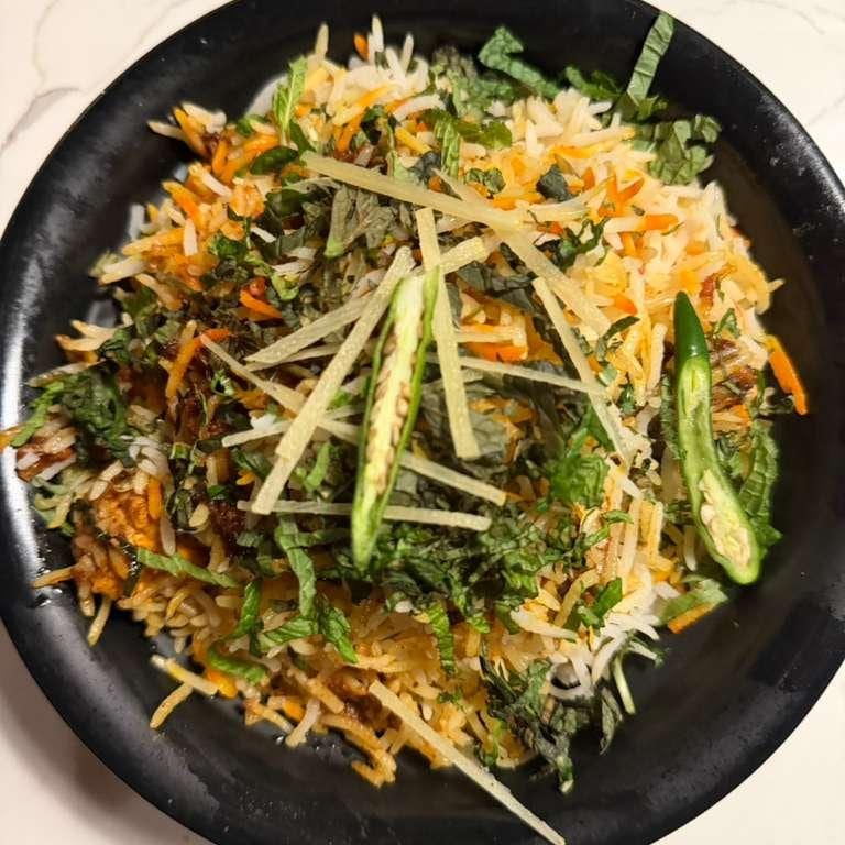 Goat Dum Biryani Delight